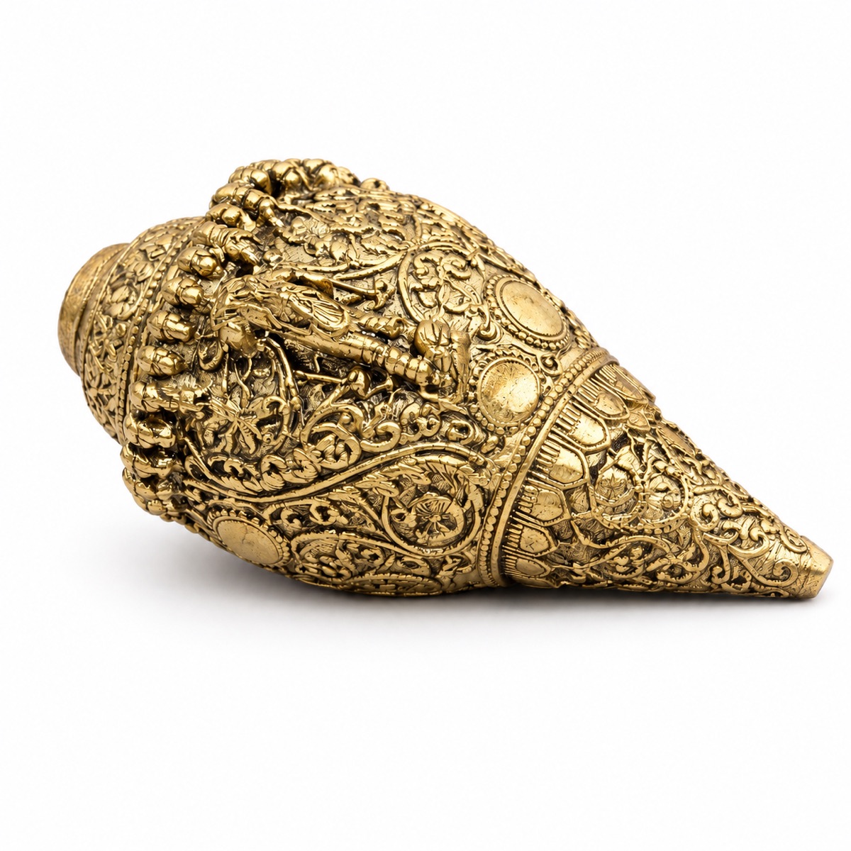 Brass Shankh Pooja Decor