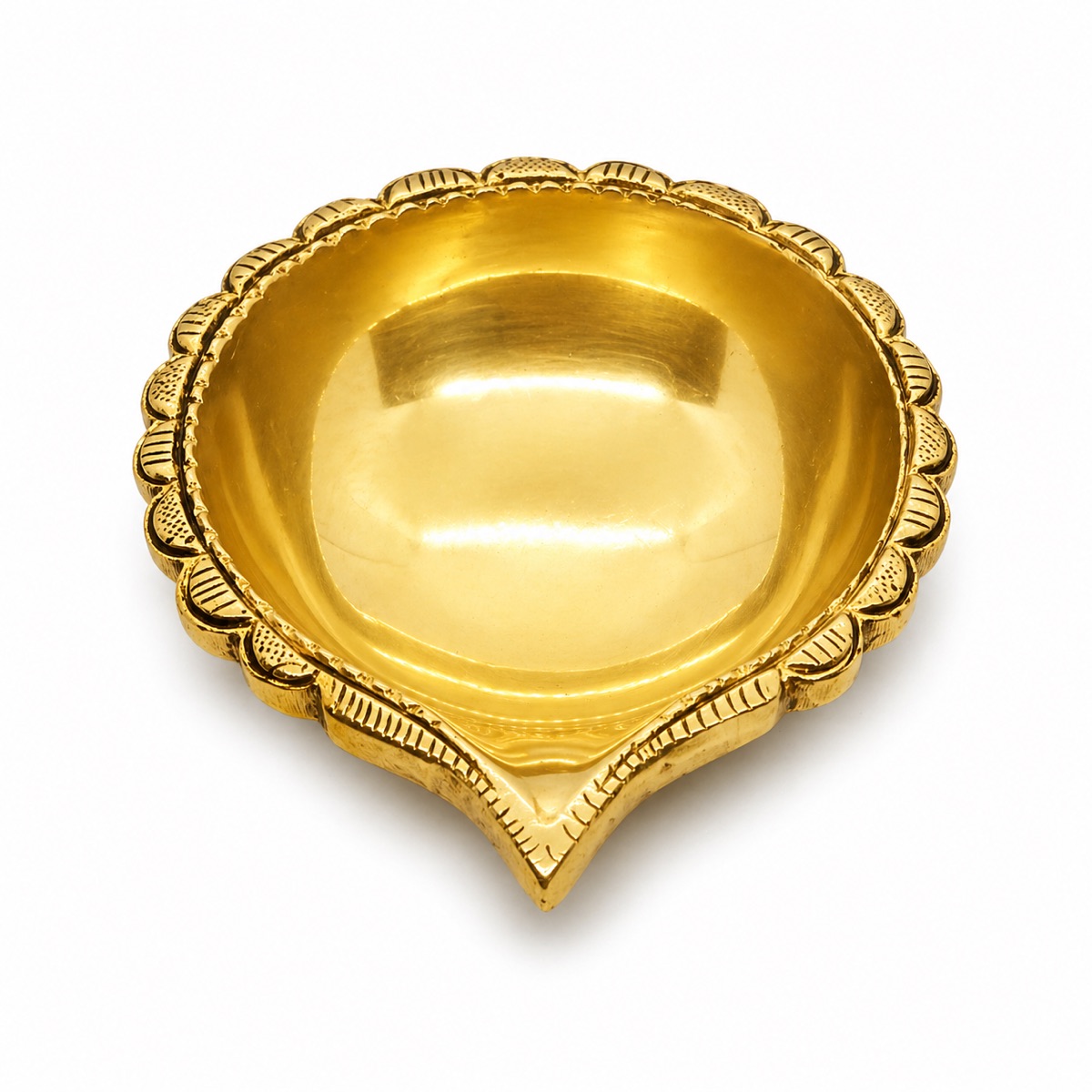 Brass Diya Accent